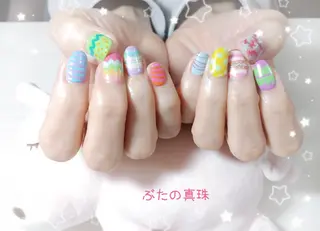 ネイル 林 珠里のネイルデザイン