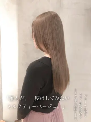 ミディアム カラー INTRO.by Fi-Ne所属・韓国ヘア 店長NEGIのヘアスタイル