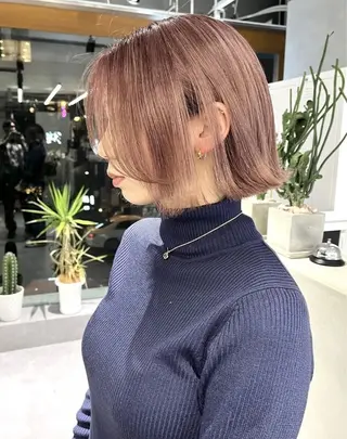 ショート カラー 心斎橋・北堀江 Bunt@のヘアスタイル