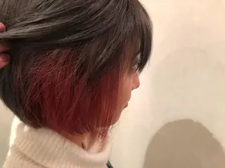 ショート パーマ/透明感カラー /ボブ/吉田一生のヘアスタイル