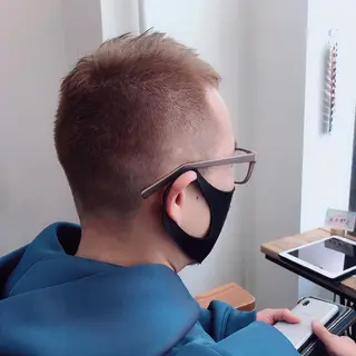 メンズ 💇🏼ショートヘア お任せ💁🏻‍♂️のヘアスタイル