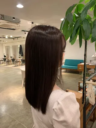 セミロング 松村 愛輝のヘアスタイル