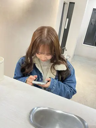 ロング カラー 艶髪/透明感カラー/ レイヤー/NENEのヘアスタイル