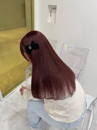 ロング 色気ある大人カラー /ブリーチなしのヘアスタイル