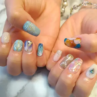 ネイル ジェヌインネイル 河内のネイルデザイン