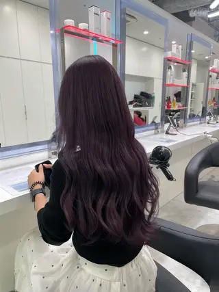 ロング カラー ヘアアレンジ 💓ブリーチ特化 透明感💓あい💓のヘアスタイル