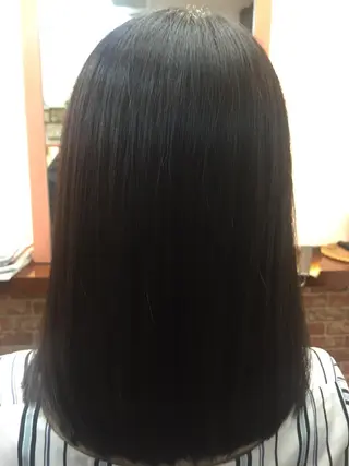 セミロング パーマ 桧山 真のヘアスタイル