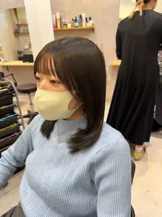 ミディアム カラー Dxxxx III所属・女性目線の大人 メンズ*Ayakaのヘアスタイル