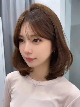 ミディアム レイヤーカット🎀 kanaのヘアスタイル