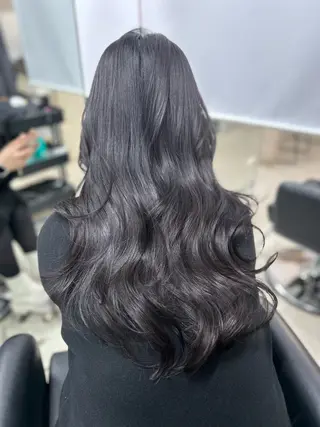 ロング sunc所属・梅田l大人韓国ヘア レイヤー×艶カラーのヘアスタイル