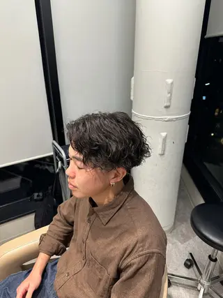 ショート パーマ メンズ SALOWIN下北No.R店所属・下北沢／メンズヘア/ メンズパーマ/優樹のヘアスタイル