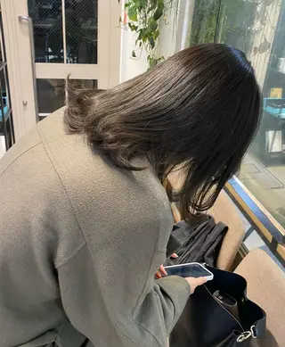 ミディアム カラー ヘアアレンジ 縮毛矯正/カラー ✨️Mariamuのヘアスタイル