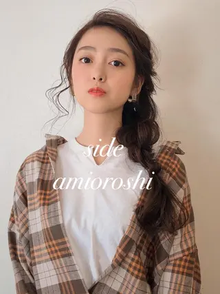 ロング ヘアアレンジ h a k u 大倉 卓人のヘアスタイル