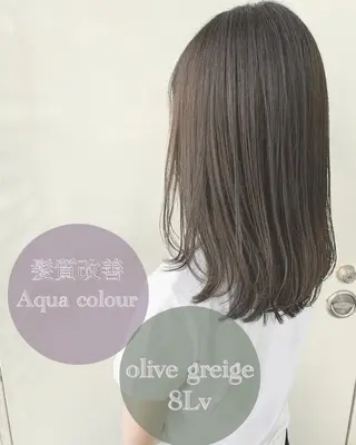 ミディアム カラー ヘアアレンジ Zina福岡天神🪞 髪質改善🪞レイヤーのヘアスタイル