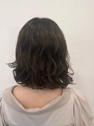 ミディアム パーマ ボブ得意 🤍山内　飛鳥🤍のヘアスタイル