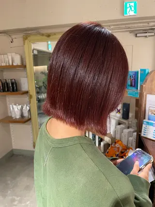 ミディアム 透明感カラー🫧/ レイヤー/髪質改善のヘアスタイル