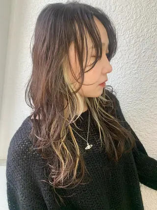 ロング 🧨ブリーチー×ボブ レイヤー💎じゅえるのヘアスタイル