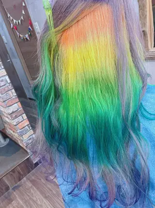 ロング PRAMEERA所属・higashi chiriのヘアスタイル