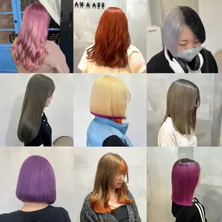 セミロング カラー 中川 もえか【明石】のヘアスタイル