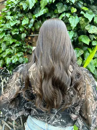 ロング 🤍Nozomi/ オリーブカラー🌿のヘアスタイル