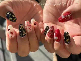 ネイル nail&eyelashsalon atelier fam上本町店所属・アトリエ FAMのネイルデザイン
