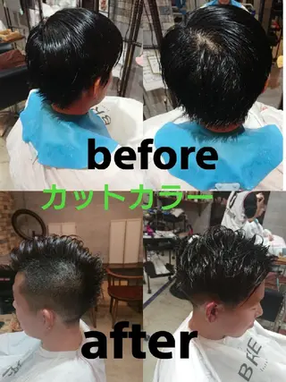 メンズ カラー 浅野  勇貴のヘアスタイル