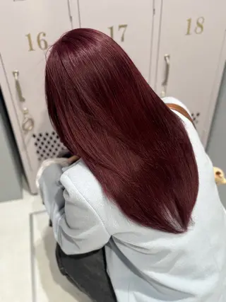 ロング カラー 艶 ケアブリーチ 🎀🩵RISAのヘアスタイル