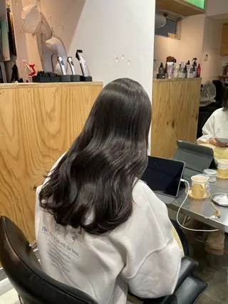 セミロング カラー ♡🪞韓国スタイル/ MISATO🪞♡のヘアスタイル