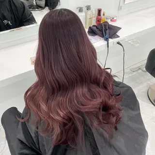 ロング カラー ♡艶髪ブラウン himi♡のヘアスタイル