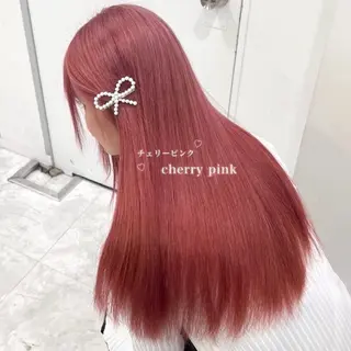 ロング カラー 韓国風艶髪🎀 暖色カラー🤍のヘアスタイル