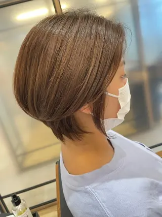 ショート シノハラ ガクト ショート/白髪ぼかしのヘアスタイル