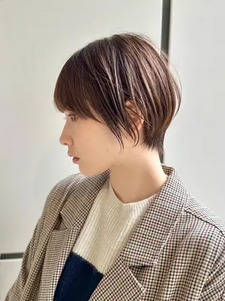 ショート カラー 女性が憧れる ショート/角田愛和のヘアスタイル