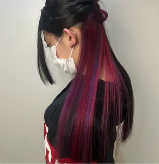 ロング ブリーチカラー特化 美容師/𝕐𝕌𝕀のヘアスタイル