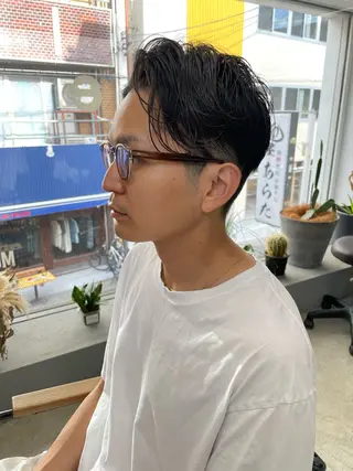 ショート メンズ メンズ専門サロン wokeのヘアスタイル