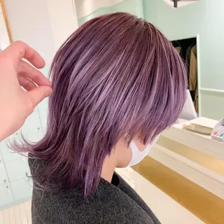 ミディアム 🍀ケアブリーチ カラー🍀坂井のヘアスタイル