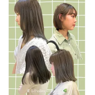 カラー 黒田瀬奈/ボブ まろやかベージュのその他イメージ