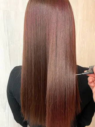 ロング カラー GLOSS 心斎橋 山上のヘアスタイル