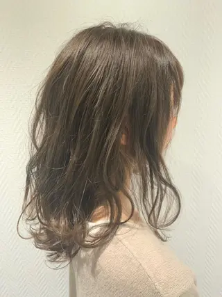ミディアム カラー Silk-lei【銀座店】所属・銀座/美髪縮毛矯正 /髪質改善/山本翔華のヘアスタイル