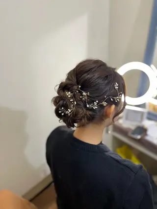 ヘアアレンジ 似合わせヘアメイク 💐オダギリチアキのヘアスタイル