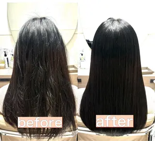 ロング カラー パーマ 🍀本格ヘッドスパ 👑髪質改善🍀英司のヘアスタイル