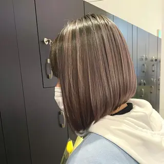 ショート カラー パーマ ヘアアレンジ メンズ キッズ ネイル マツエク・マツパ Lani5710所属・🧸ハイトーン🧸 ゆっきー🧸のヘアスタイル