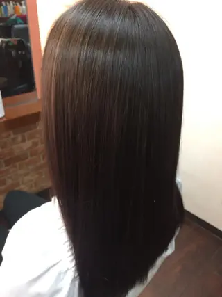 セミロング パーマ 桧山 真のヘアスタイル