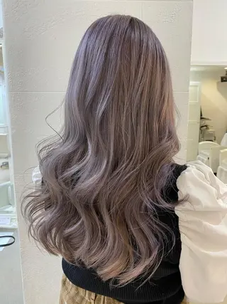 ロング カラー ヘアアレンジ マツエク・マツパ Noah's　Ark所属・透明感カラー🫧ヘア セット🫧松本菜月の眉毛・アイブロウイメージ