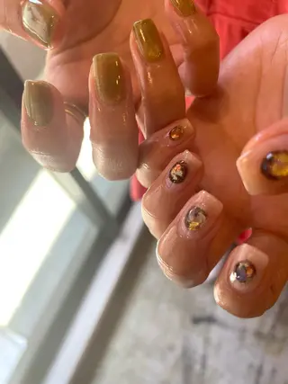 ショート ネイル SALON VILLAGE AOYAMA 2nd.所属・NAKAMURA HARUKAのネイルデザイン