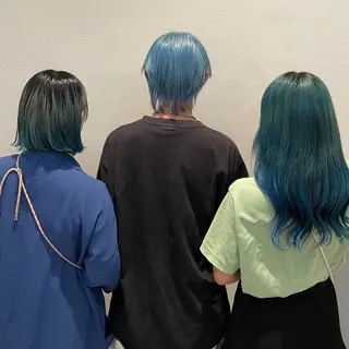 カラー カラー/韓国レイヤー /ブリーチ/hinaのヘアスタイル