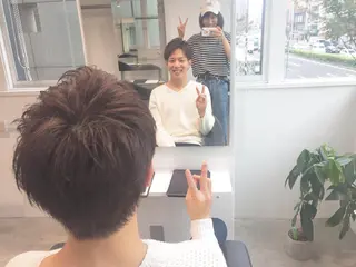 メンズ BABY 艶髪暗髪ヘア💖達人のヘアスタイル