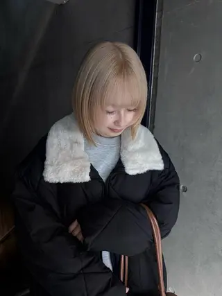 ミディアム 村田 灯のヘアスタイル