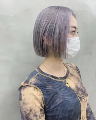 ミディアム カラー suu所属・🐝 hachi🐝のヘアスタイル