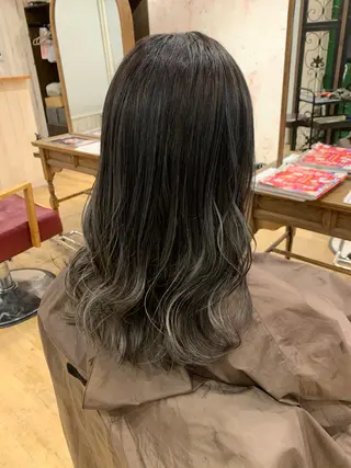 セミロング NISURU上尾所属・渡辺 翔吾のヘアスタイル