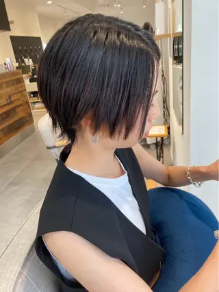 ショート ☾伊左治祐未☾メンズ カットセンター北のヘアスタイル
